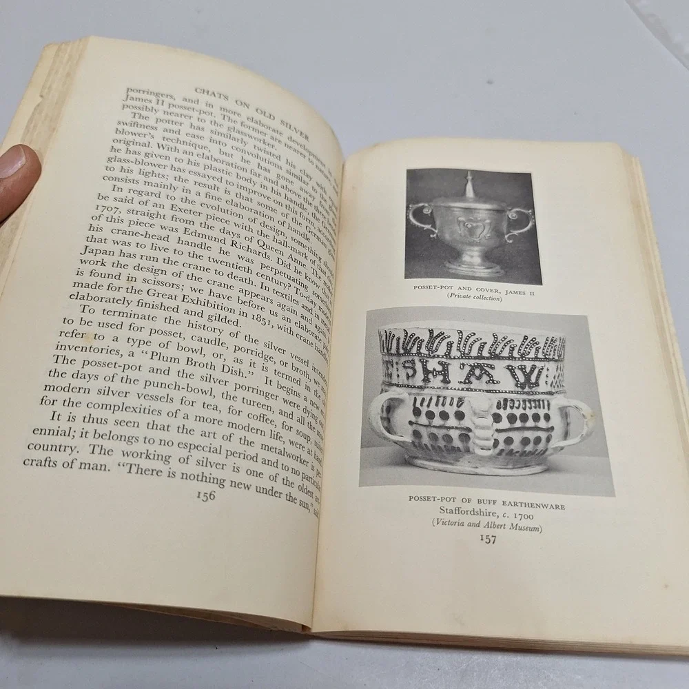 Chats On Old Silver Arthur Hayden 1969 Dover Antique Silver Collector Guide Book